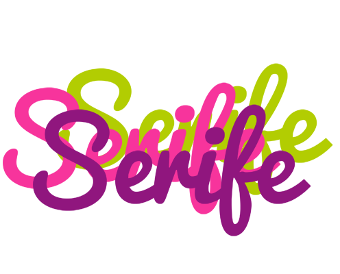 Serife flowers logo