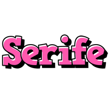 Serife girlish logo