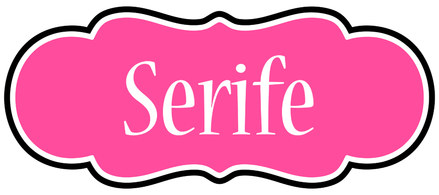 Serife invitation logo