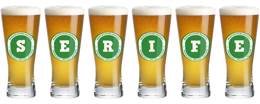 Serife lager logo