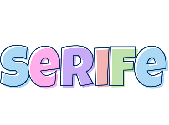 Serife pastel logo
