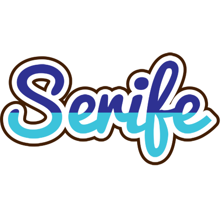 Serife raining logo
