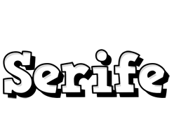 Serife snowing logo