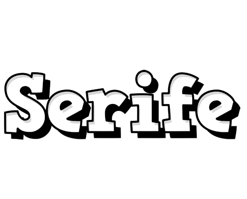 Serife snowing logo