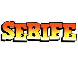 Serife sunset logo