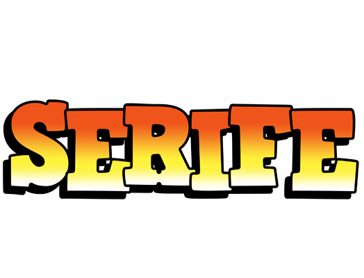 Serife sunset logo