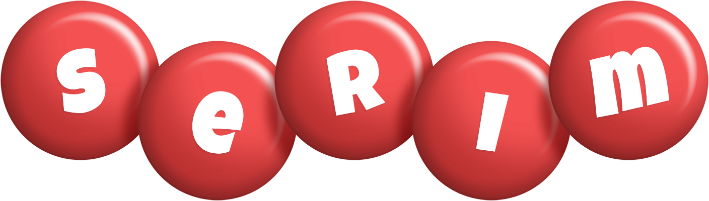 Serim candy-red logo