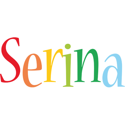 Serina birthday logo