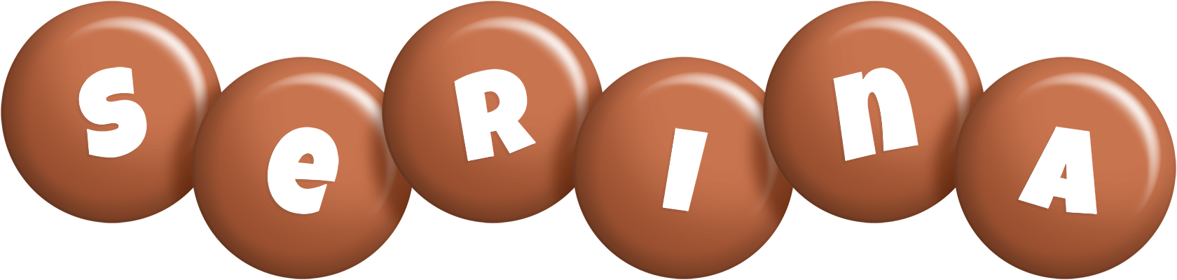 Serina candy-brown logo