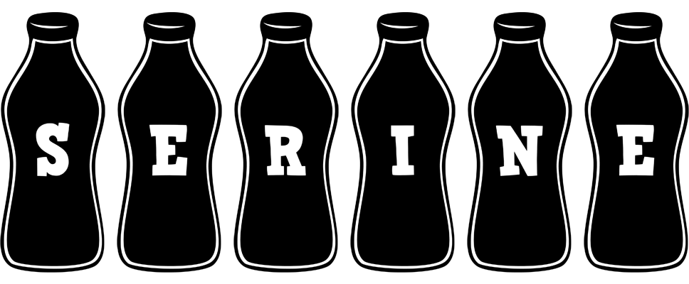 Serine bottle logo