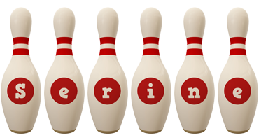 Serine bowling-pin logo