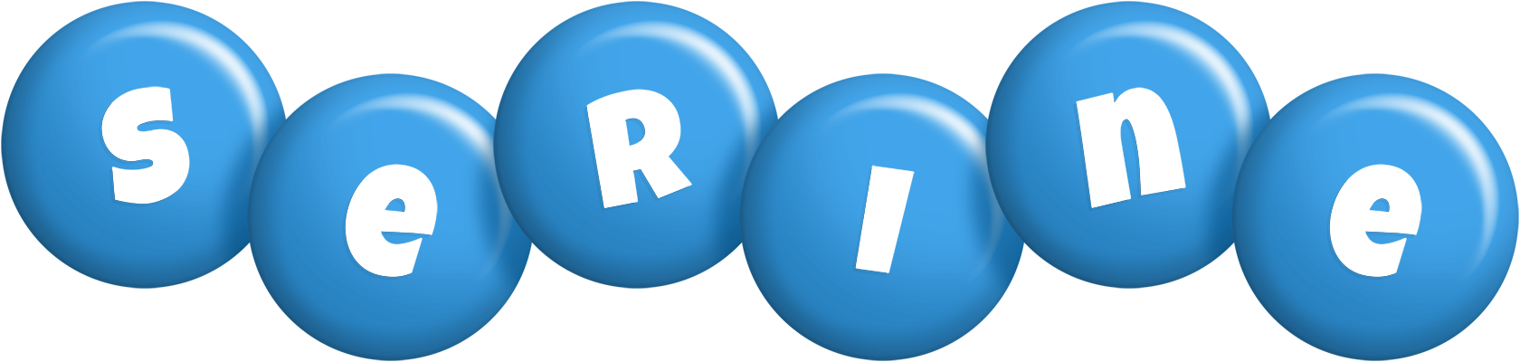 Serine candy-blue logo
