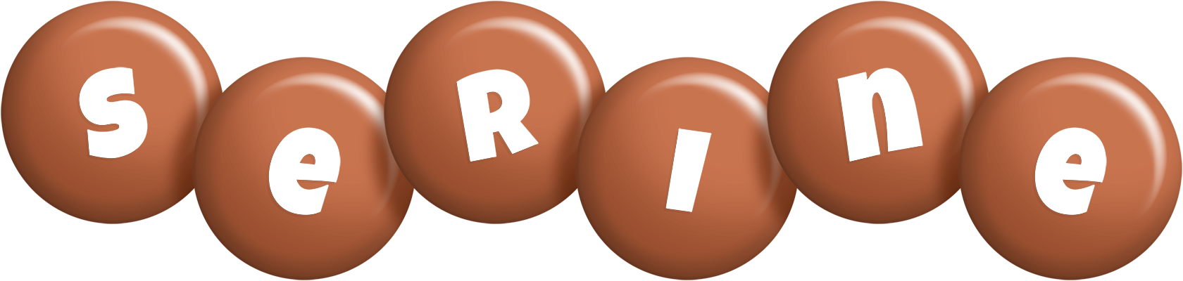 Serine candy-brown logo