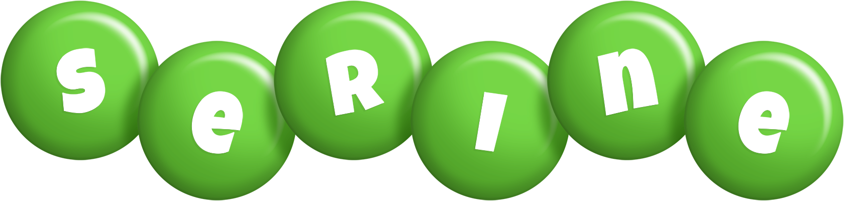 Serine candy-green logo