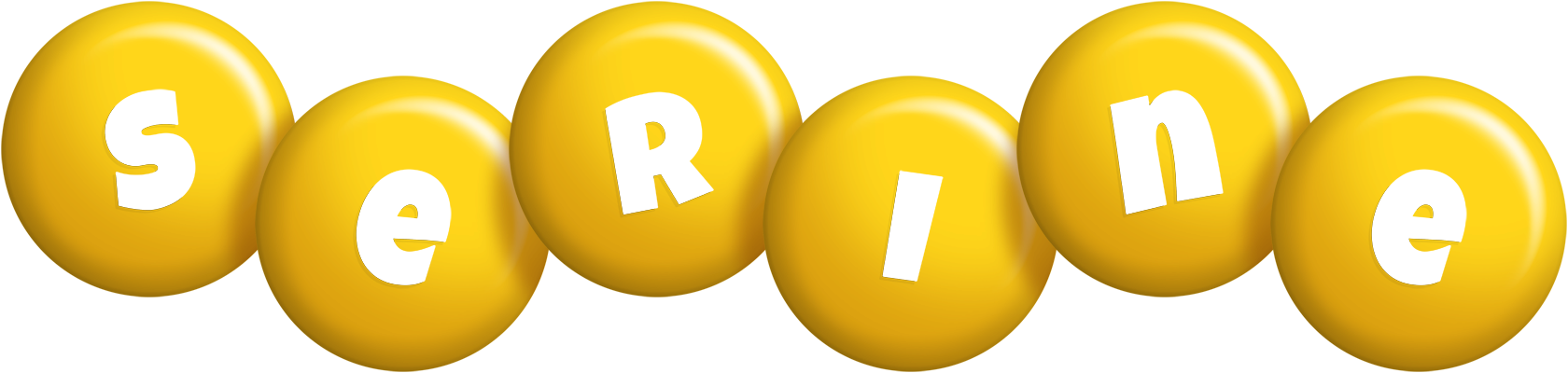 Serine candy-yellow logo