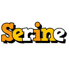 Serine cartoon logo