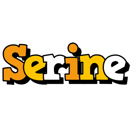Serine cartoon logo