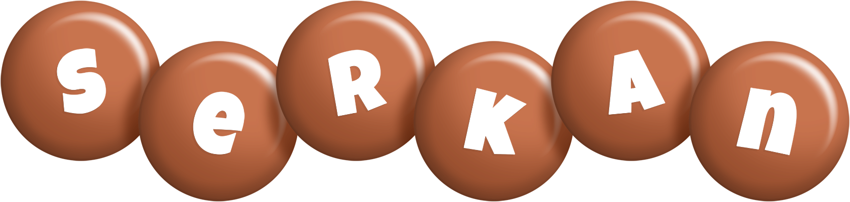 Serkan candy-brown logo