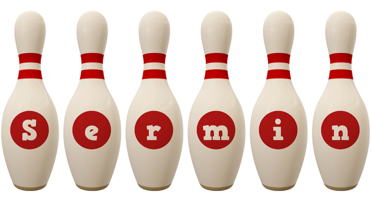 Sermin bowling-pin logo