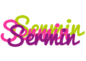 Sermin flowers logo