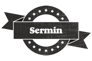 Sermin grunge logo