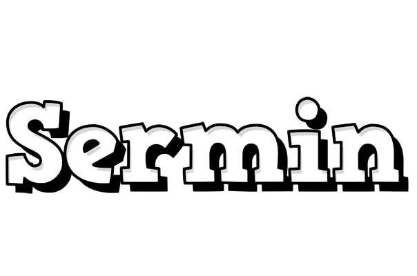 Sermin snowing logo