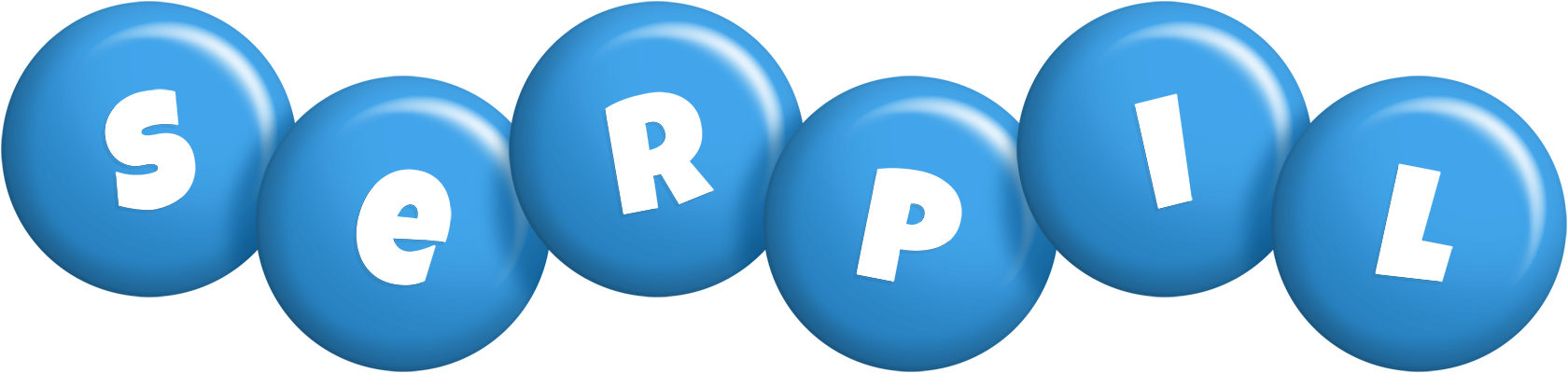 Serpil candy-blue logo