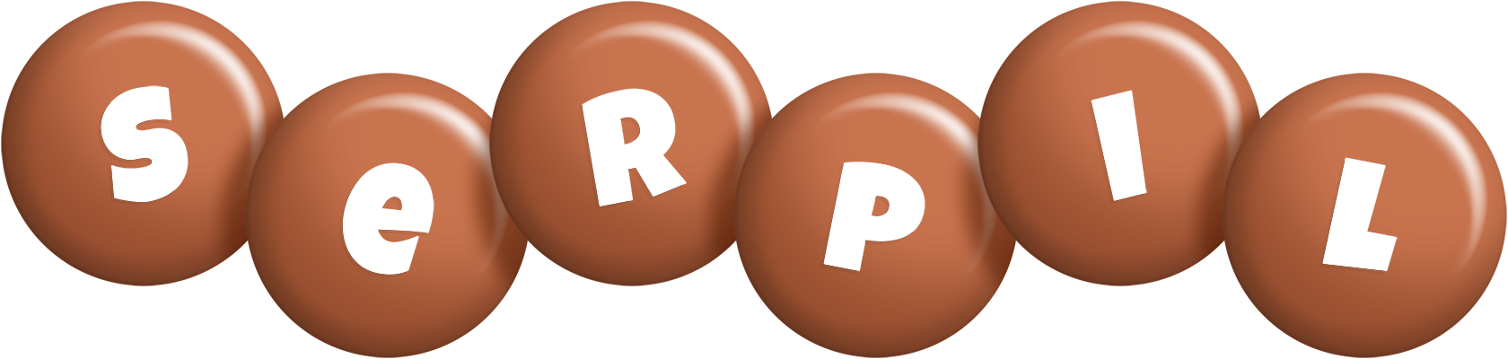 Serpil candy-brown logo