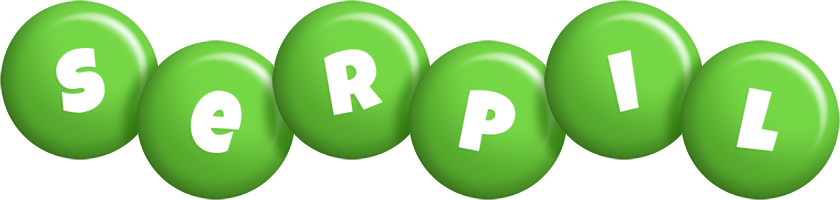 Serpil candy-green logo