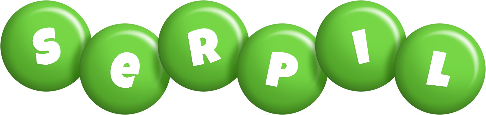Serpil candy-green logo