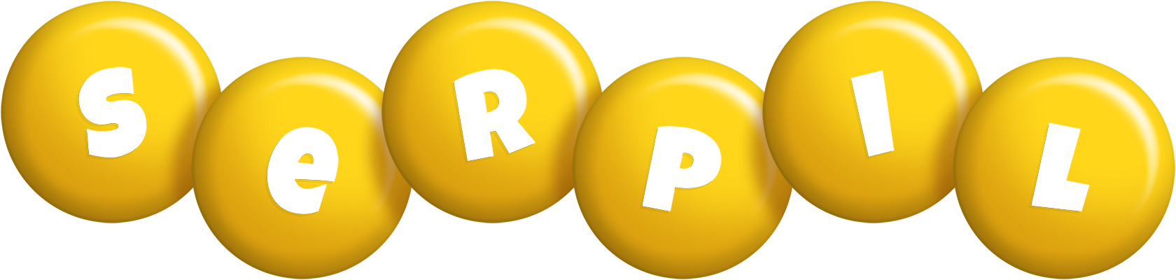 Serpil candy-yellow logo