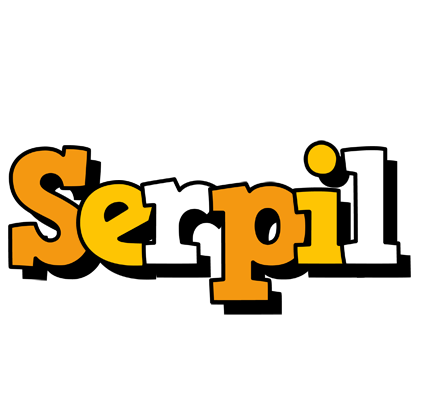 Serpil cartoon logo