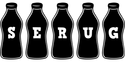 Serug bottle logo