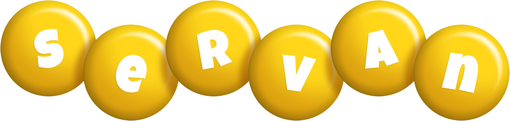 Servan candy-yellow logo