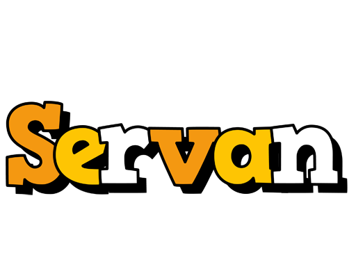 Servan cartoon logo