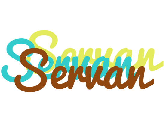 Servan cupcake logo