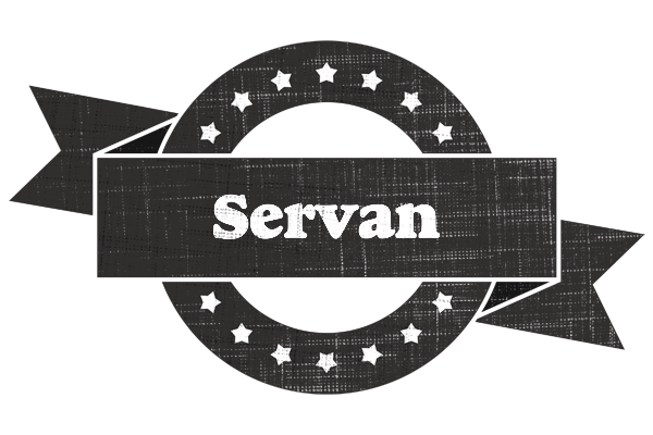 Servan grunge logo