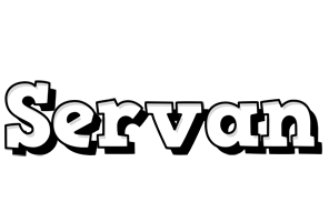 Servan snowing logo