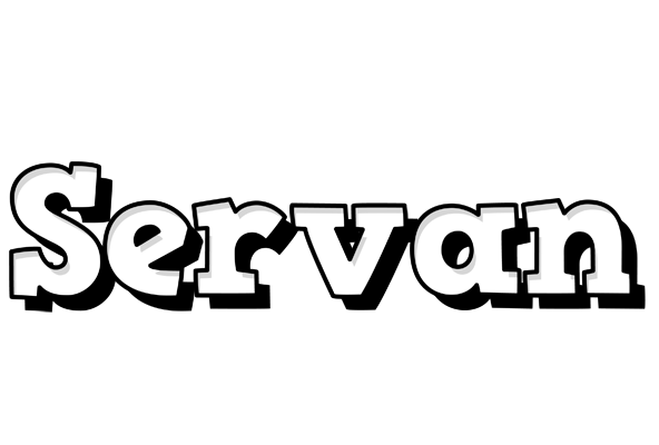 Servan snowing logo