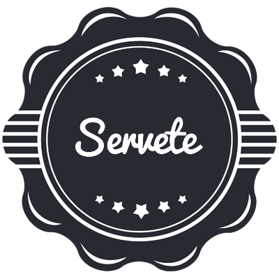 Servete badge logo