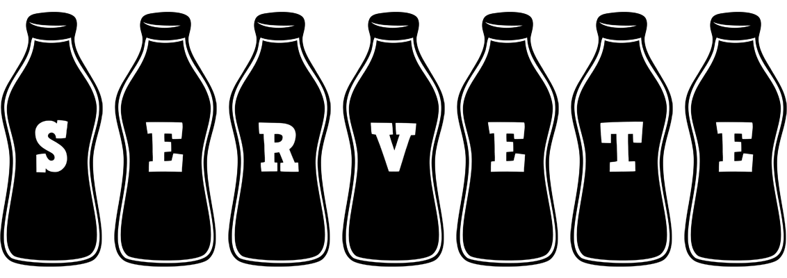 Servete bottle logo