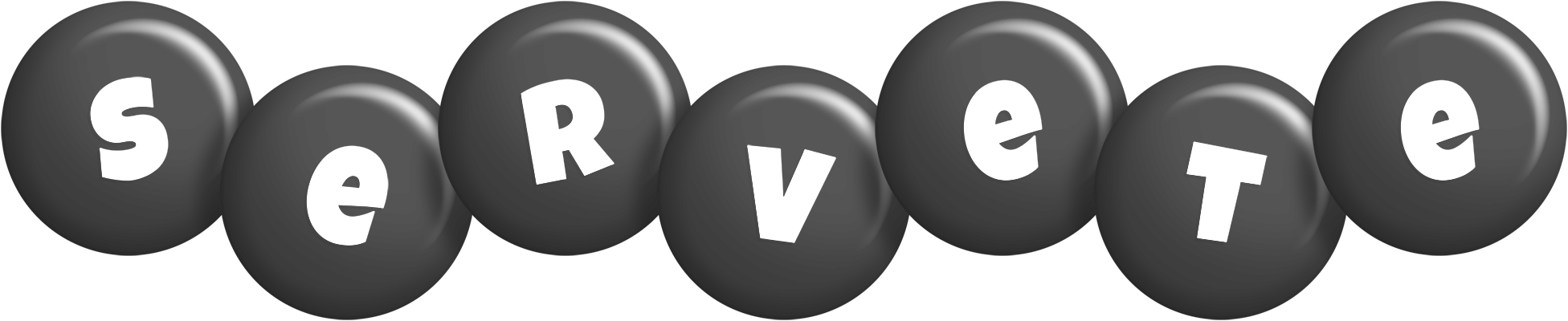 Servete candy-black logo
