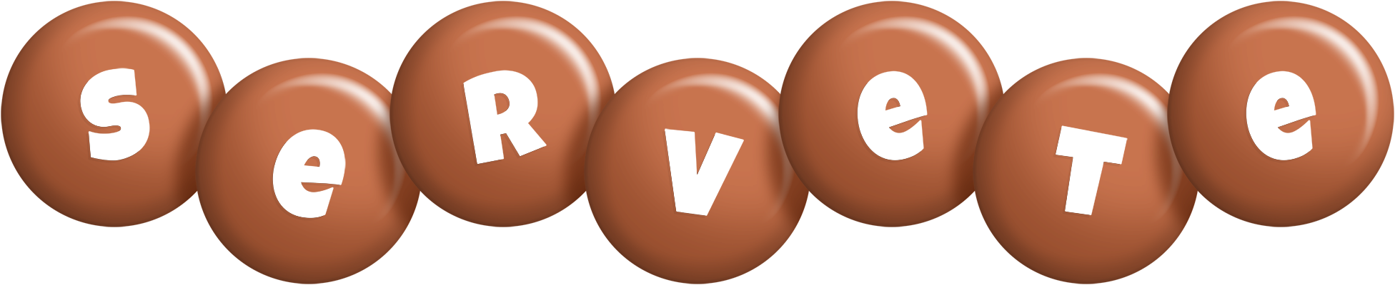 Servete candy-brown logo