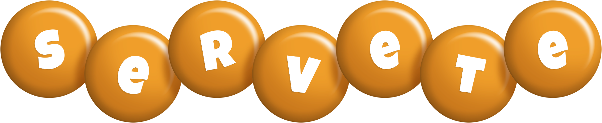 Servete candy-orange logo