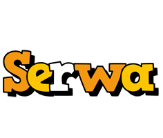 Serwa cartoon logo