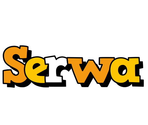 Serwa cartoon logo