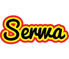 Serwa flaming logo