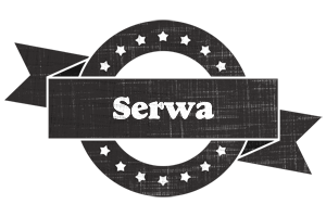 Serwa grunge logo