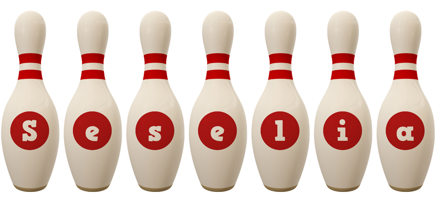 Seselia bowling-pin logo