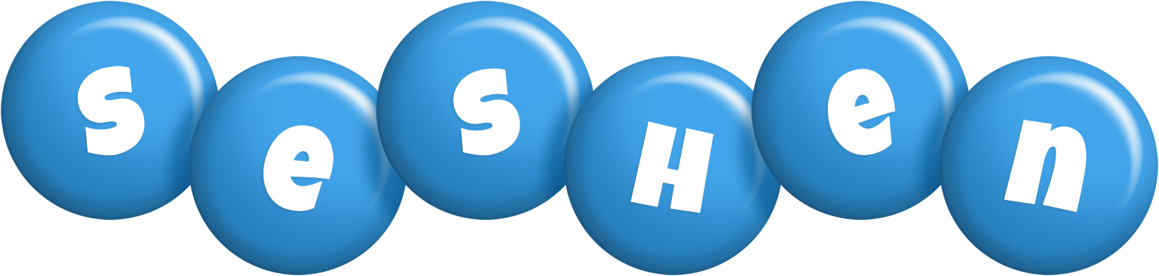 Seshen candy-blue logo